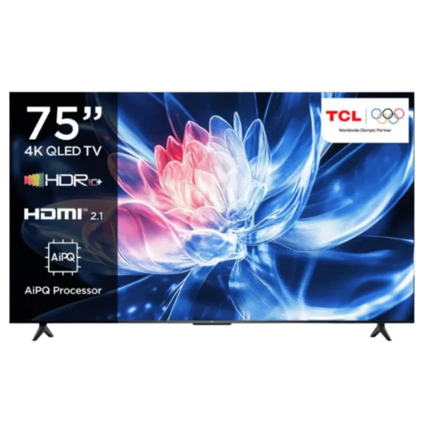 TCL 75T6C – Immersive 75-Inch 4K QLED Google TV with 120Hz Game Accelerator