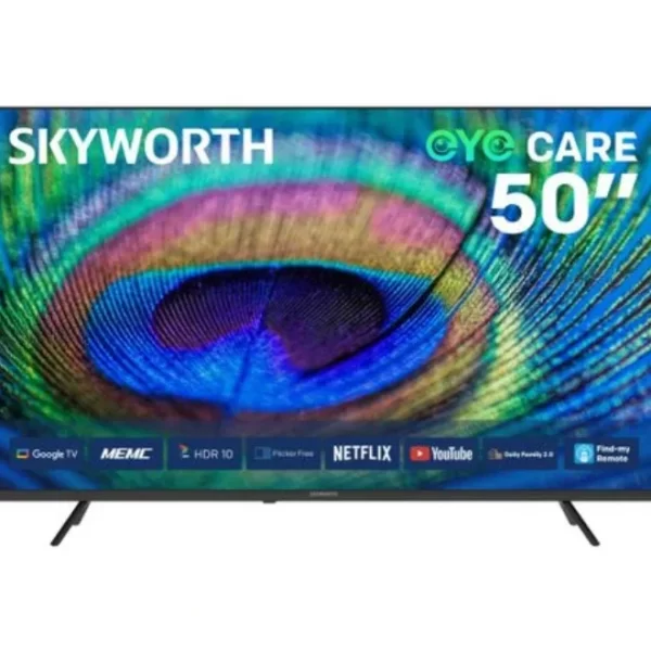 Skyworth 50G6500H – 50″ 4K Google TV with Dolby Audio, HDR10 & Game Mode