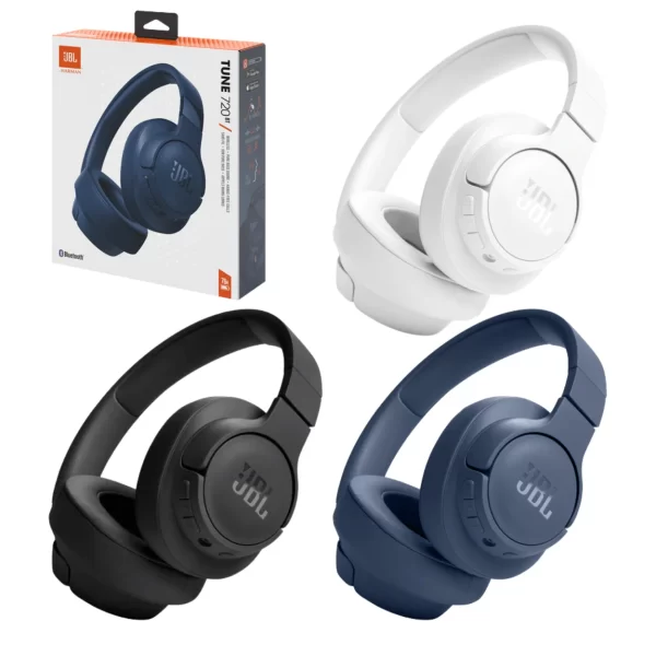 JBL Tune 720BT – 76H Battery Wireless Over‑Ear Headphones with Pure Bass