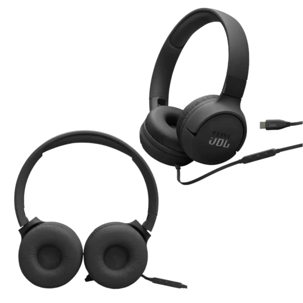 JBL Tune 520C – Wired USB‑C Headphones with Hi‑Res Audio & Pure Bass