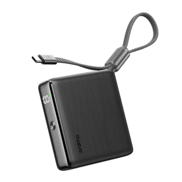 oraimo PowerNova L21 OPB-7203C – 20000mAh Power Bank with 30W PD3.0 Fast Charging & Built-in Type-C Cable