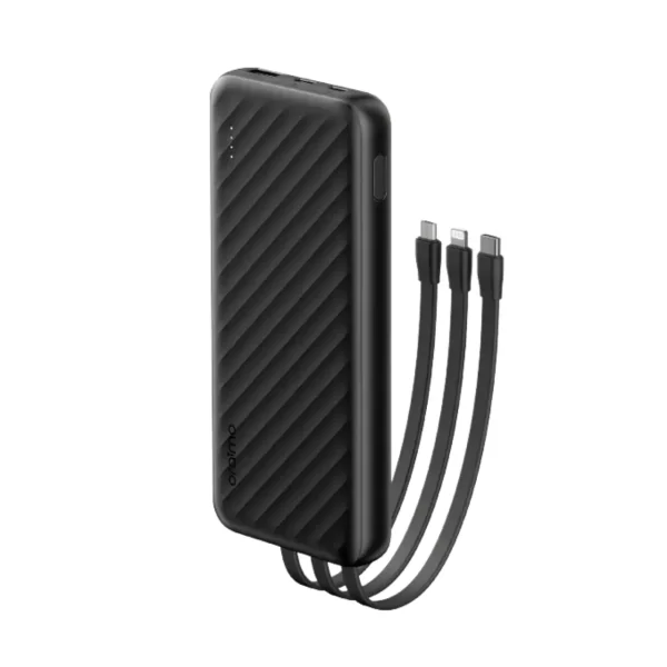 Oraimo Slice Link OPB-P5101 – 10000mAh Power Bank with 3 Built-in Cables