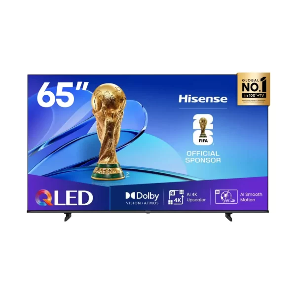 Hisense 65Q6Q – Powerful 4K QLED TV with Dolby Vision, 120Hz MEMC & 20W Dolby Atmos