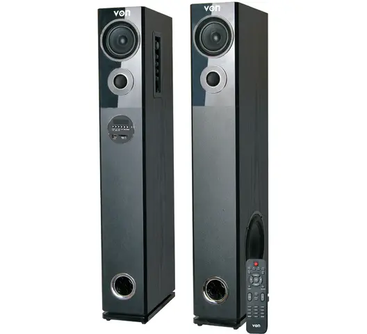 VON VEA2402ET Active Speaker Review – Powerful 240W RMS Tall Boy Subwoofer with Bluetooth, Karaoke & Bass Extreme