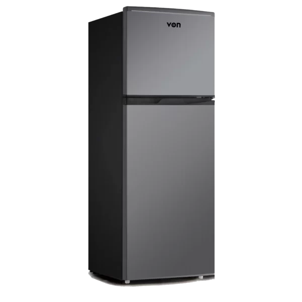 VON VRT-138DRHX Double Door Fridge – Powerful 138L Top Mount Freezer with Tropicalised Compressor & 3-Year Warranty