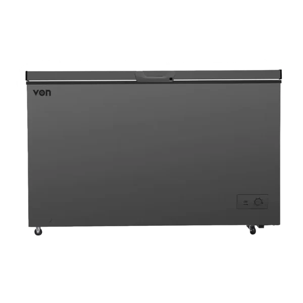 VON VAFC37DHG Chest Freezer – Powerful 371L Capacity, 17.5kg Freezing Power & 5-Year Compressor Warranty