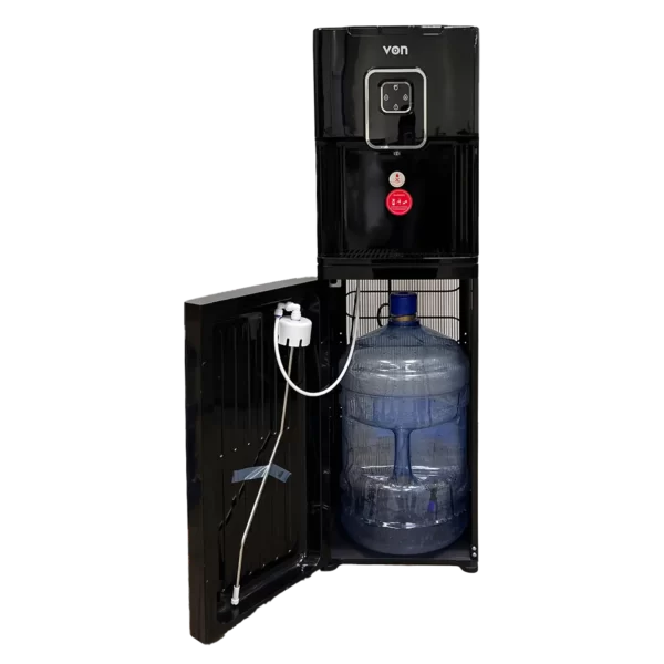 VON VDC-301CLK Compressor Cooling Bottom Loading Water Dispenser – Powerful 80W Cooling, 500W Heating & Child Lock