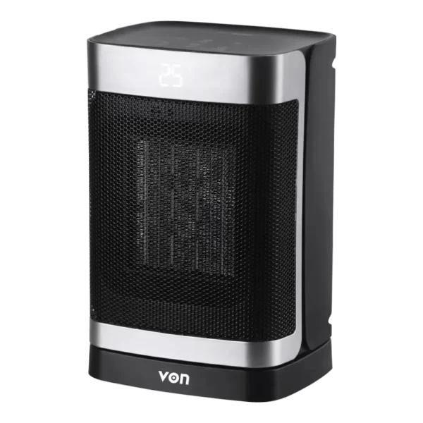 VON VHC153DYAK Ceramic Heater – Powerful 1500W, Digital Thermostat, Oscillation & Overheat Protection