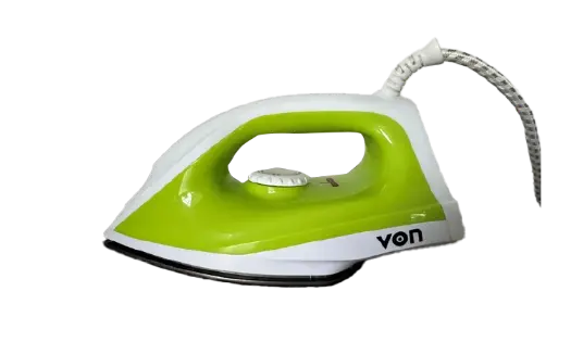 VON VID101NSG Dry Iron – Powerful 1000W, Non-Stick Soleplate & Overheat Protection