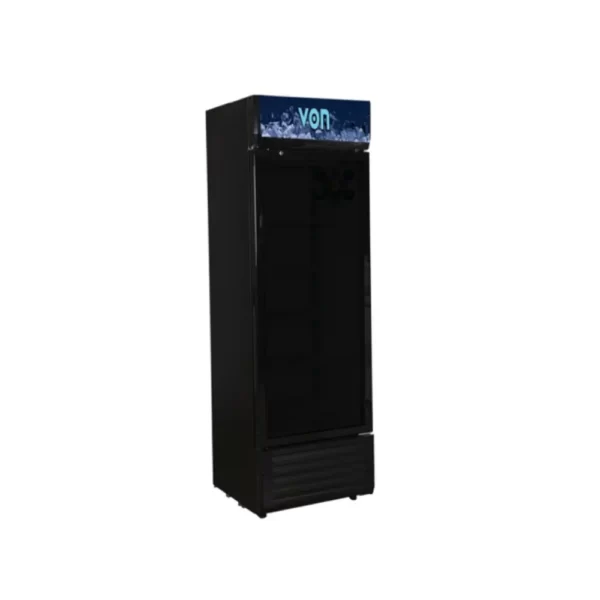 VON VZC24DXK Vertical Cooler – Powerful 237L Capacity, Digital Control, Double Fan Cooling & LED Lighting