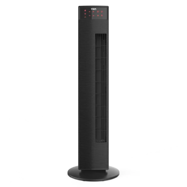 VON VSNC66T2K 36 Inch Tower Fan – Powerful 65W Copper Motor, Anion Air Purification & Remote Control