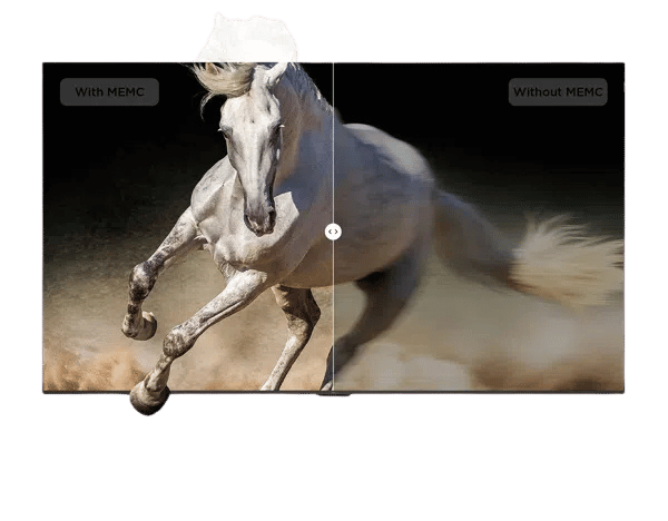 MEMC motion clarity on the TCL T6D QLED TV